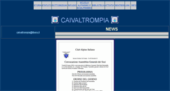Desktop Screenshot of caivaltrompia.it
